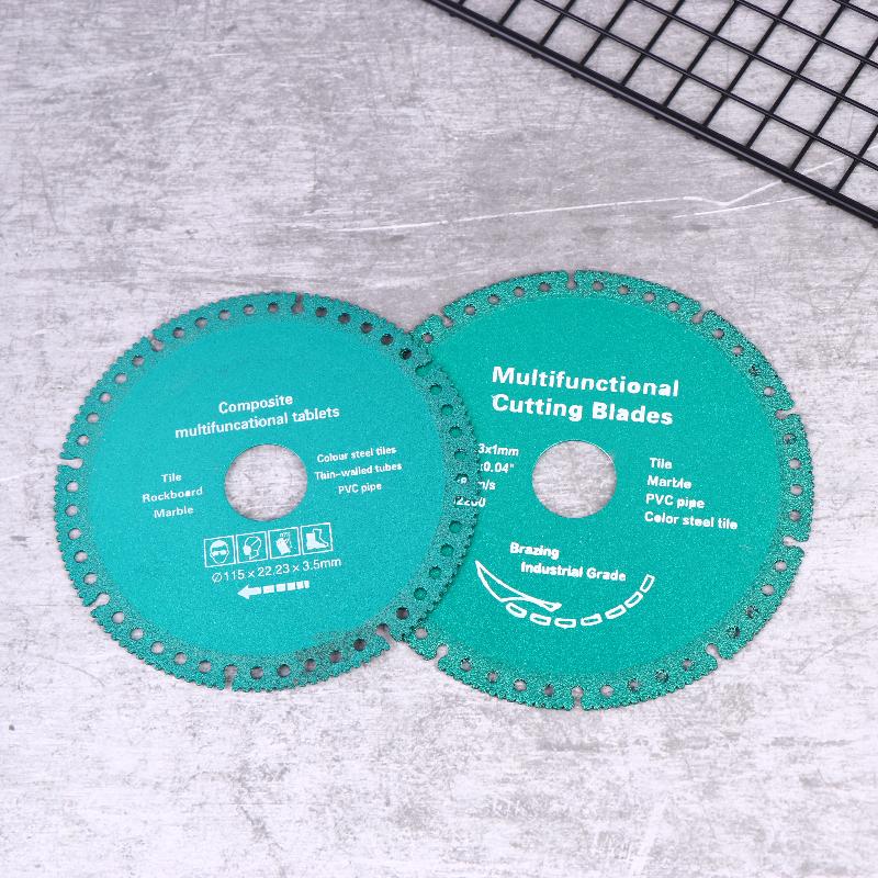 115mm / 125mm Hartlöt-Sägeblatt – 22,23mm Aufnahme Trennscheibe für Stahl, Gusseisen, Stahlbeton, Stein & Aluminium