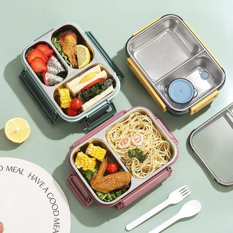 850ml Handy Lunch Boxes for Children Adults Thermo Soup Bento Box Steel Insulated Nice Heating Food Storage Container