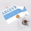 Asciugamano Viso Morbido Bandiera Argentina Asciugatura Rapida Piscina Bagno Asciugamani in Cotone Assorbente Rapido