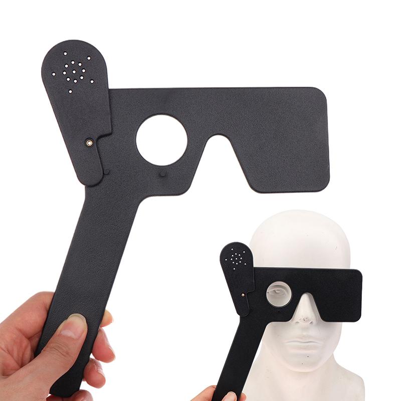 Eye Occluder For Vision Test And Optometry Eye Spoon Eyesight Adjustment Ruler Multiple Pin Hole Occluder Eye Patch