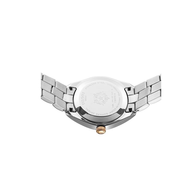 Tissot PR100 Collection Quartz Movement 100m Water Resistance Women's Watch 33mm Silver Dial T101.210.22.031.01