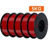 KINGROON PETG 3D Printer Filament 1.75mm 5KG 10KG Mix Color 3D Printing Material 1kg/roll PETG Plastic For FDM 3D Printer