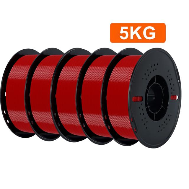 KINGROON PETG 3D Printer Filament 1.75mm 5KG 10KG Mix Color 3D Printing Material 1kg/roll PETG Plastic For FDM 3D Printer