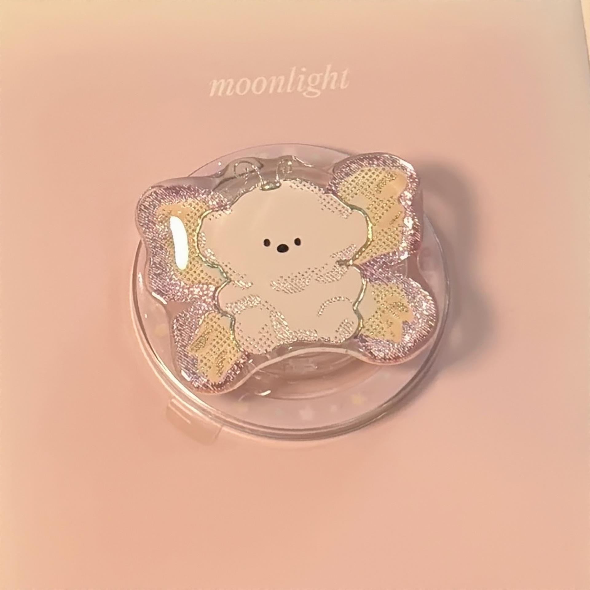 

Gilt Color Illustration for Magsafe Magnetic Holder Personalized Cartoon Mobile Phone Air Bag Holder Retractable and Portable single bracket