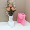 Succulents Flowerpots Mould Human Body Pen Holder Silicone Mould Plasters Epoxys Resins Molds for DIYs Enthusiasts