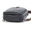 Doubles Men's Leather Body Bag, A5 Size Storage, BKS-7041 (Navy)