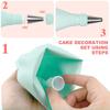 Stainless Steel Kitchen Baking Cake Decorating Tool Silicone Piping Nozzles