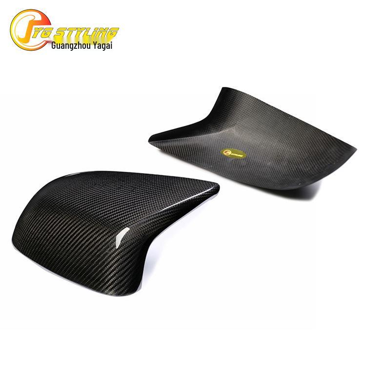 Dry Carbon Fiber Stick-on Rearview Mirror Cover for BMW X5M/X6M F85/F86