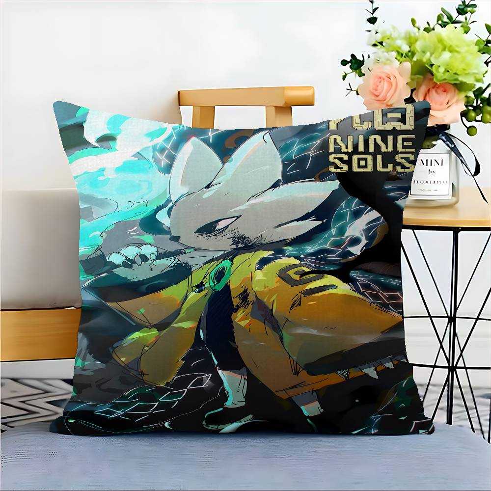 Game Nine Sols Cushion Cover Polyester Sofa Cushions Decorative Throw Pillows Home Decoration Pillowcover