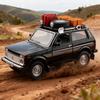 ABAB1 1:24 Lada NIVA Geländewagen Modell mit Sound und Licht Pull-Back Kinder Spielzeugfahrzeug Ornamente Geschenk