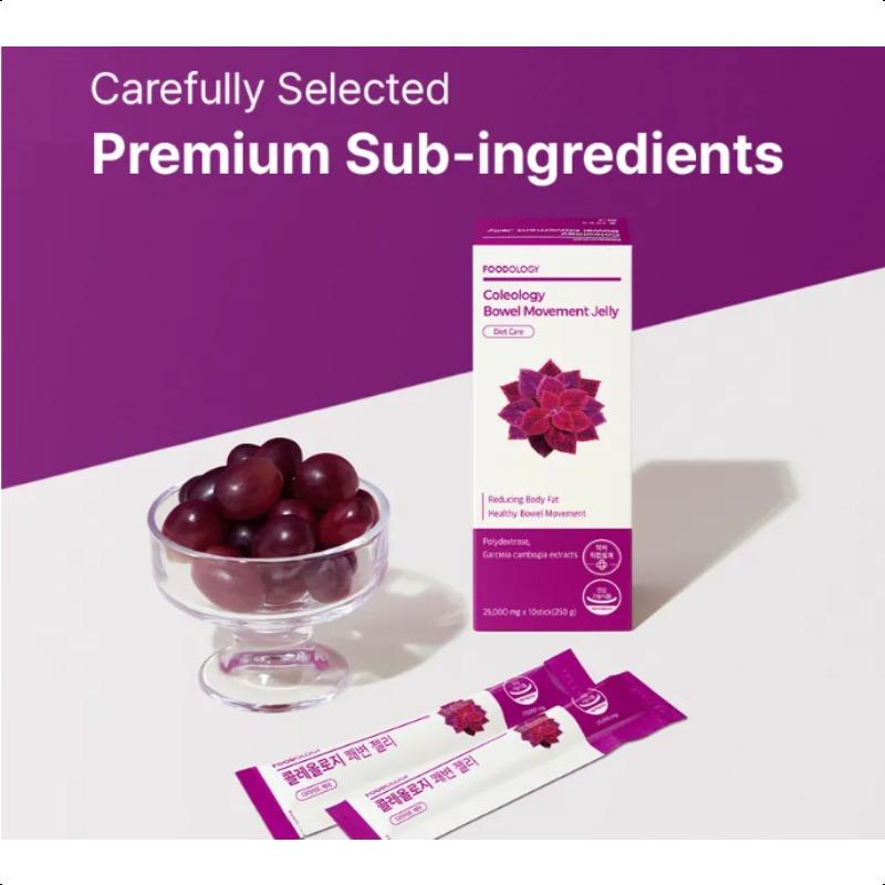 FOODOLOGY Coleology Bowel Movement Jelly 10 Sticks