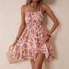 Summer Women's Printed Halter Dresses