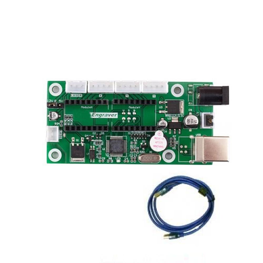 Grbl Control Board USB CNC Engraving Machine Laser Engraving Mainboard 32-Bit CPU Processing  CNC Engraving Machin Control Board