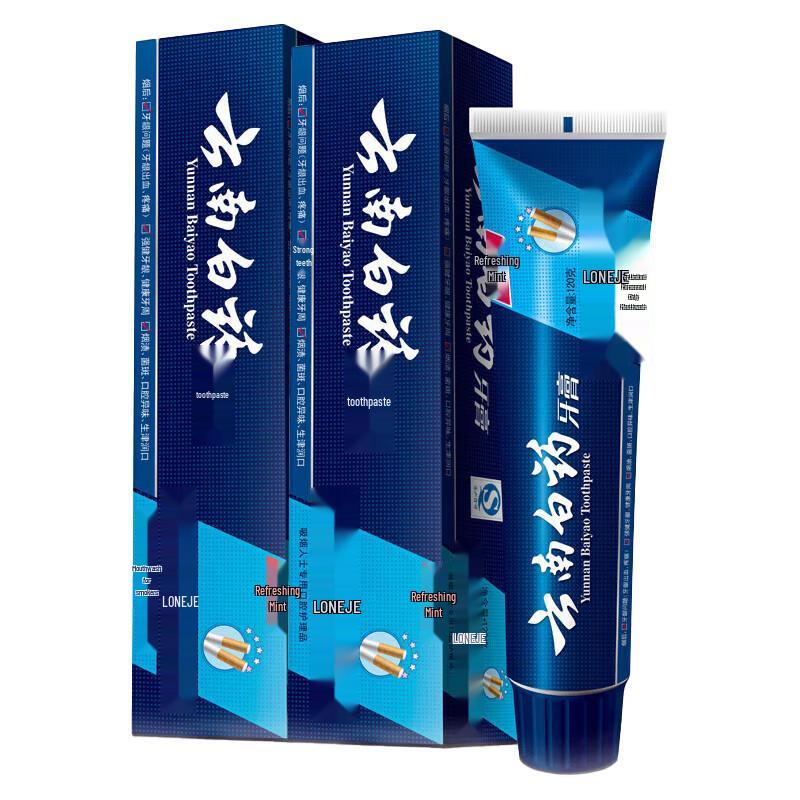 Yunnan Baiyao Langjian Освежающая мятная зубная паста, 2 шт.