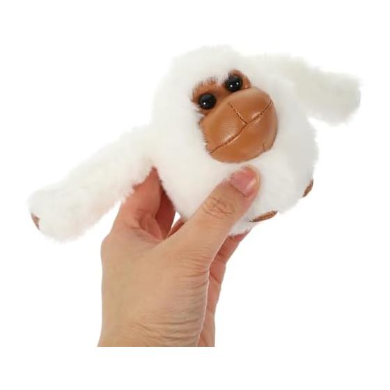 LIOOBO Gorilla Monkey Plush Keychain Bag Charm Fluffy Cute Animal Mascot Keyring Pendant Matching Present