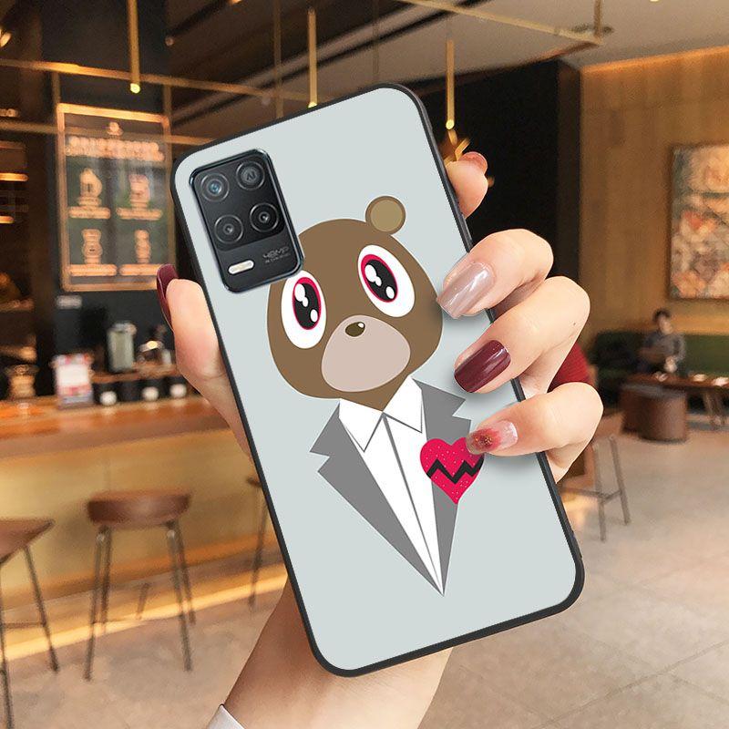 Kanye West Graduation Bear Shell Phone Cover For Oppo Realme 8Pro 6PRO 6i 7pro 9i 9pro C11 C21Y C21 C25Y C25S C3 Q3S XT Cases