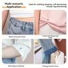 New U-Shaped Pearl Brooch Fixed Straps Anti Slip Hijab Clips Adjustable Collar Clip DIY Sewing Brooches Scarf Fastening