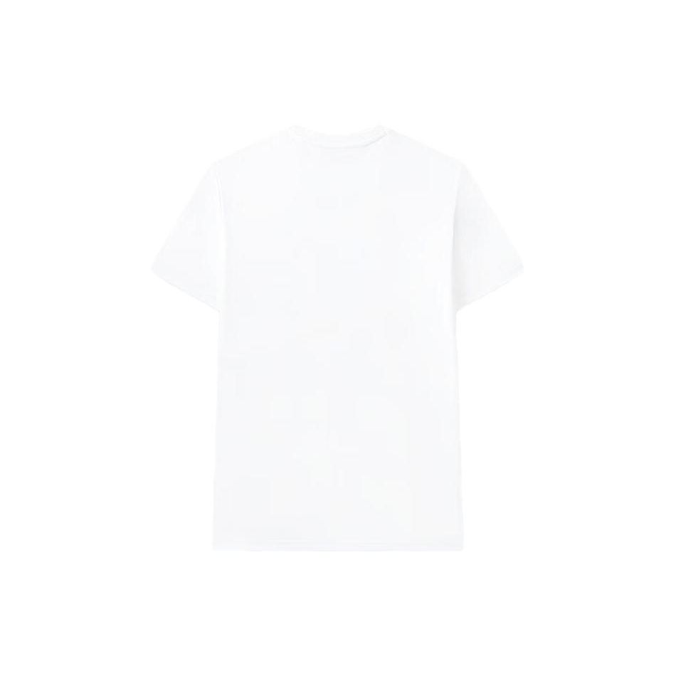 Fila Logo Print Casual Simple Sports Crew Neck Short Sleeve T-Shirt Men Tops White F11M328105FWT