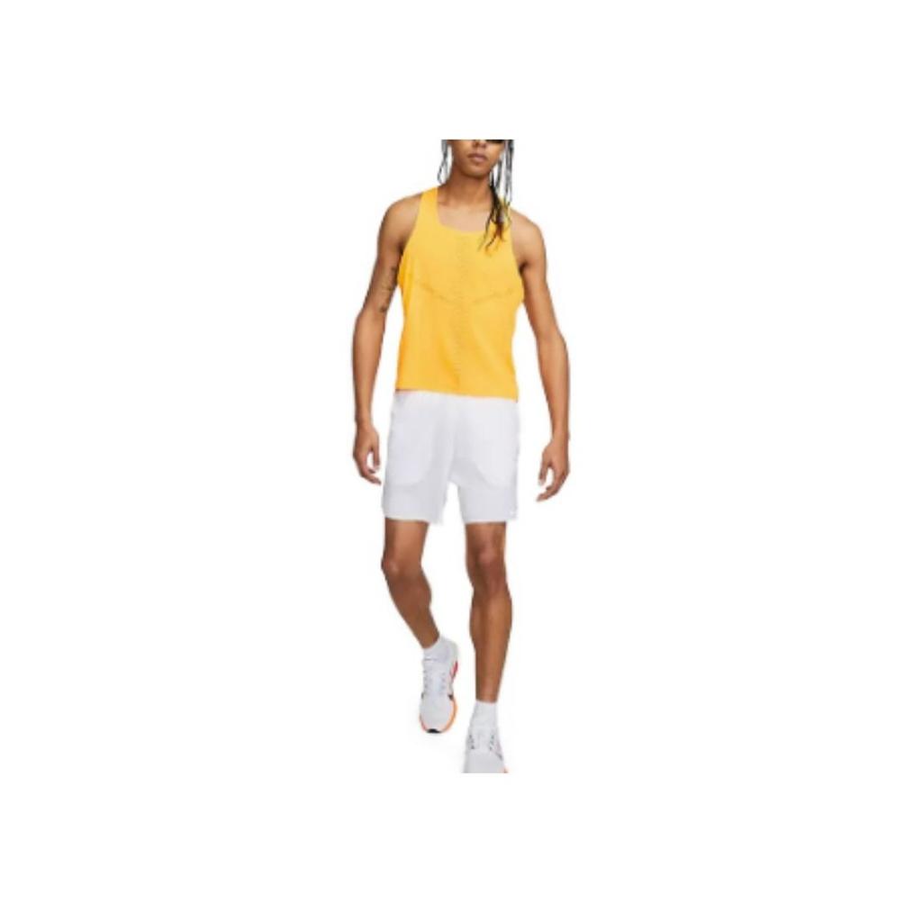 New Nike Running Tank Top Men's Yellow DM4625-845