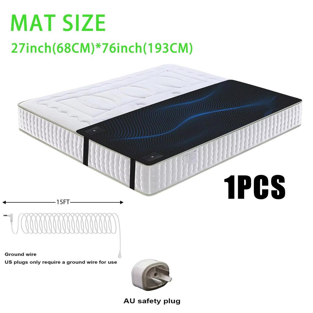Grounding Sleep Mat Conductive Leather Earthing Mattress Pad Better Sleep Stress Relief