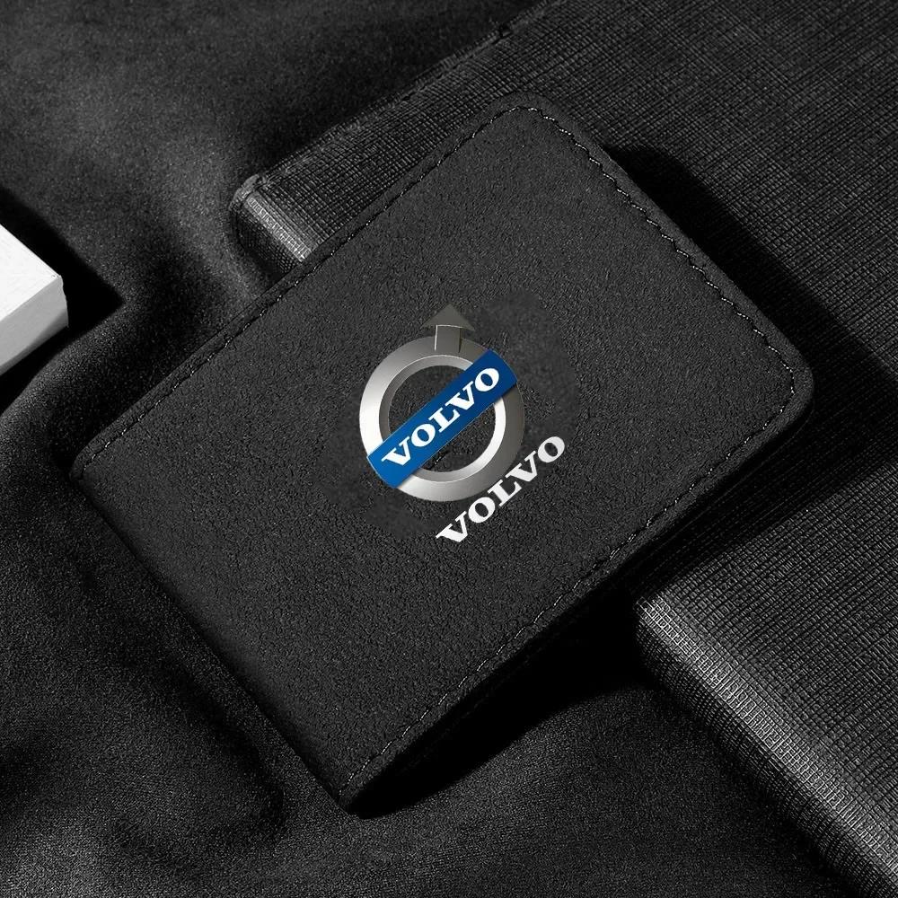 Car Driving License Bag Card Credit Holder Purse For Volvo C30 V40 V60 V90 S40 S60 S80 S90 S80L XC40 XC60 XC90 AWD T4 T5 T6 T8 FE3