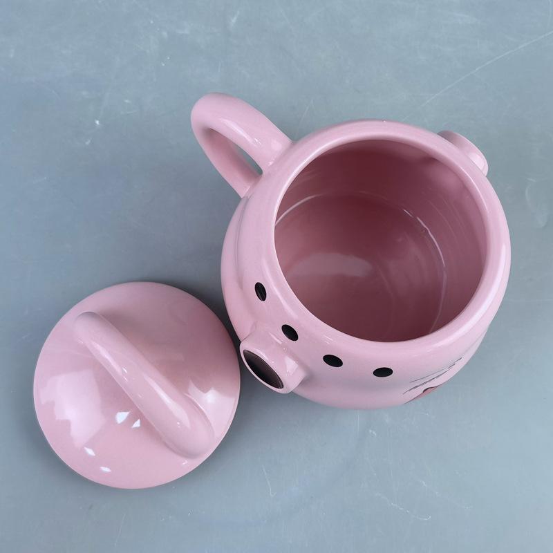 Majin Buu Mug Ceramic Cup Creative Personalized Shape Coffee Cup Breakfast Cup with Lid Model