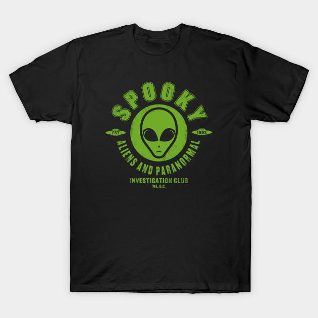 

Men Black Print T-shirt Spooky Club No-Cut Transfer Paper Print Cotton Tshirt 3XL