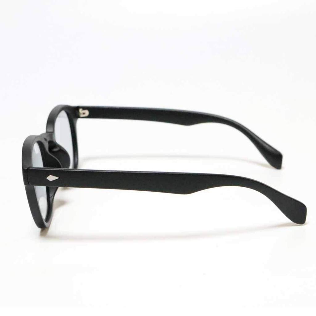 Matte Black x Light Gray Sunglasses for Men and Boston Keyhole UV Classic Colored [FashionBerry] Women, Style, Bridge, 99% Protection, Lightweight,
