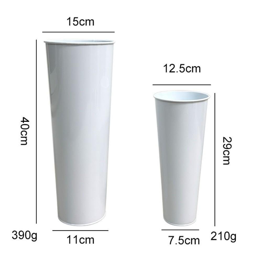 Waterproof Flower Bucket Flower Coating Galvanized Watergrass Cultivation Bucket Rust-Resistant Flower Arrangement Bucket
