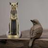 Metal Ancient Egyptian Cat Statue Figurine Model Home Furnishing Ornaments Desktop Decor