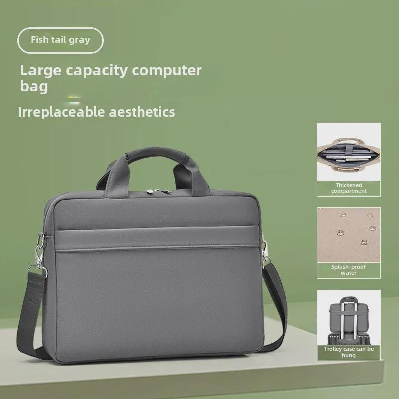 Maletín Portátil a Prueba de Salpicaduras para Portátiles de 14-17 Pulgadas - Bolso de Negocios Unisex