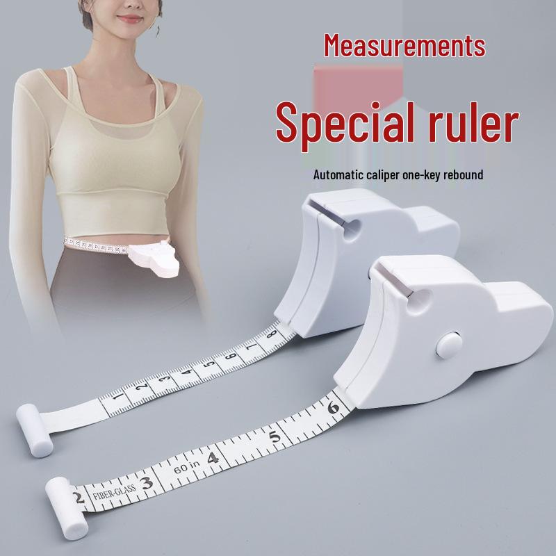 2-Piece Precise 3D Measurement Ruler Set for Waist, Leg, Abdomen, and Head