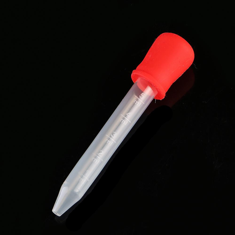 

Silicone World 5ML Silicone Dropper Water Medication Dispenser Pipette With Scale Baby Pet Anti Choking Feeding Medicine Tools красный
