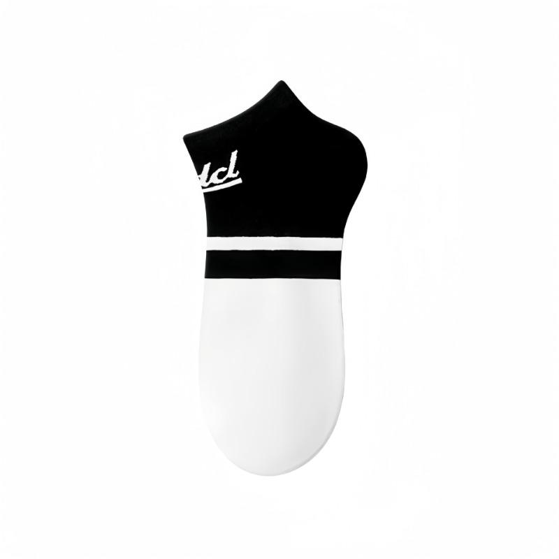 5 Pairs of Men's Summer Thin Pure Cotton Youth Sports Deodorant Socks