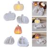 Hollowed Pumpkins Silicone Candle Mold For Making Candle Halloween Decoration Easy Demolding Silicone Mold Baking Tool