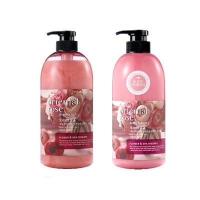 Welcos Body Friend Rose 2 Types (shower Gel + Body Lotion)