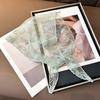 New Spring French Lace Triangle Scarf, Headscarf, Hair Scarf, Silk Scarf, Women's Head Scarf, Pastoral and Versatile Decoration