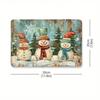 Vintage Snowman Metal Sign Iron Wall Art Rustic Tin Painting Decor for Home Garage Cafe Indoor Outdoor