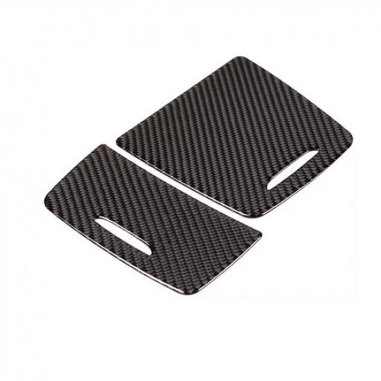 Carbon Fiber Middle Console Cover Trim Fit for Mercedes Benz A GLA CLA 2013-18
