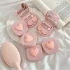 Heart Contact Lens Case with Mirror Mini Cute Eyes Care Contact Lens Container Box Travel Kits Eyewear Accessories Organizer