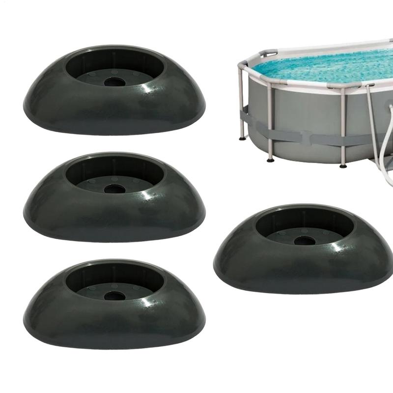 4pcs Pool Base Support Robusts Pool Legs Quick Setups Maintenance Corrosion Resistant Suitable For Enhancing Stability