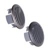 4Pcs 3in/76mm RV Air Louver Ceiling Vent 316 Stainless Steel Boat Ventilation Cover Round Air Vent L