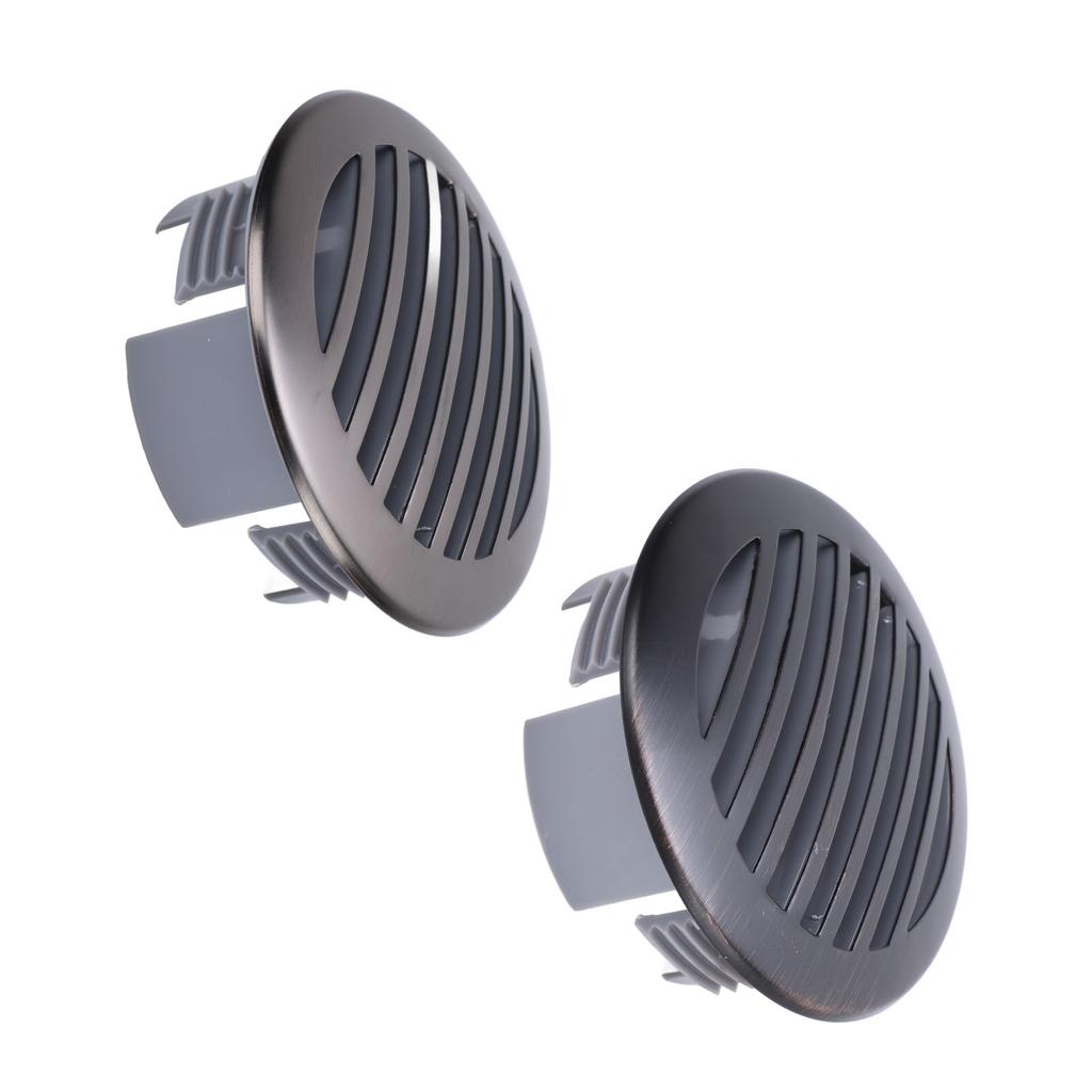 4Pcs 3in/76mm RV Air Louver Ceiling Vent 316 Stainless Steel Boat Ventilation Cover Round Air Vent L