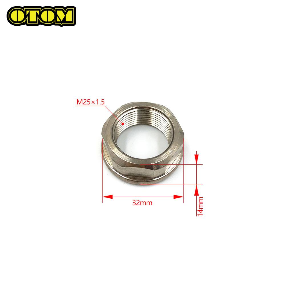 Dado Asse Posteriore Bullone di Bloccaggio Mozzo Ruota Vite M25 Per Moto KTM HUSQVARNA GASGAS SXF250 XCF350 FC450 TC250 TX300 MC125 EX250F