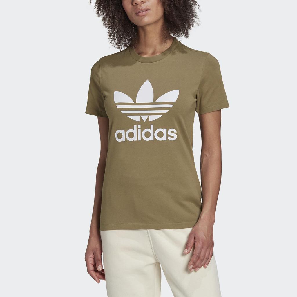 adidas Originals Adicolor T Shirt Women's Army Green HD9809
