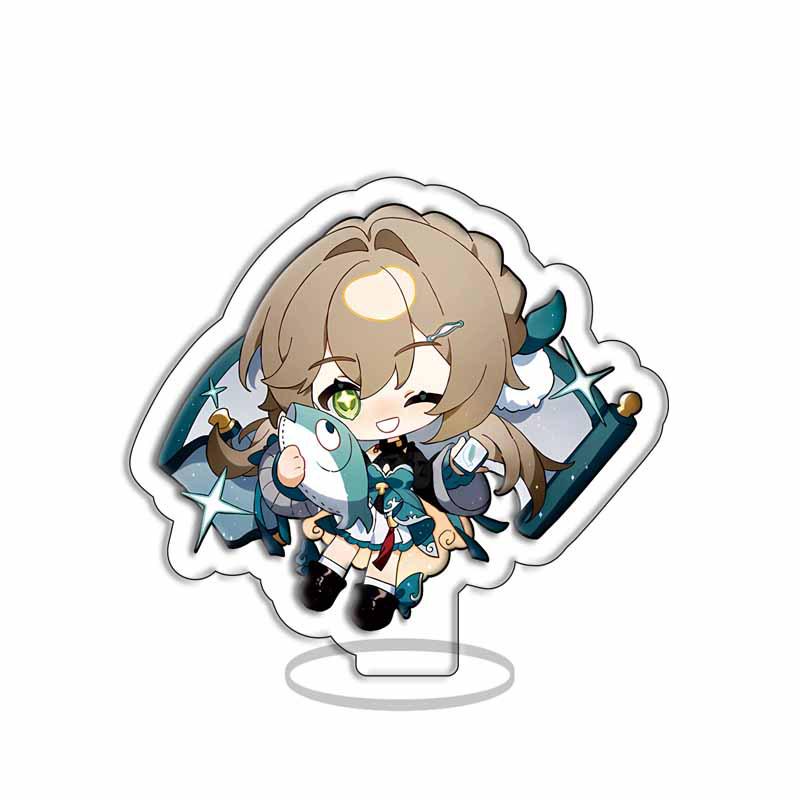 Honkai Star Rail Acrylic Keychain: Acheron Luocha 8cm Standee 8cm