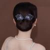 Rhinestone Feather Twist Hair Clipper Bun Hair Curler Hair Rod