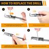 1/2/5PCS Spring Screw Holder Drill Bit Anti-Drop Magnetic Screwdriver Tool for Tight Spaces 2Pcs Set Fixing Bits