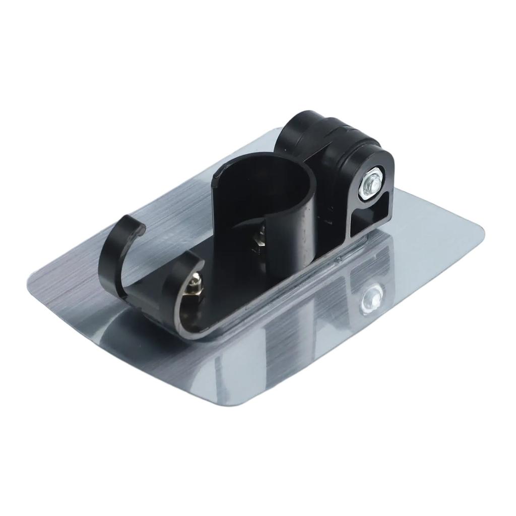 Shower Head Holder Adjustable Bracket Aluminum Black Holder