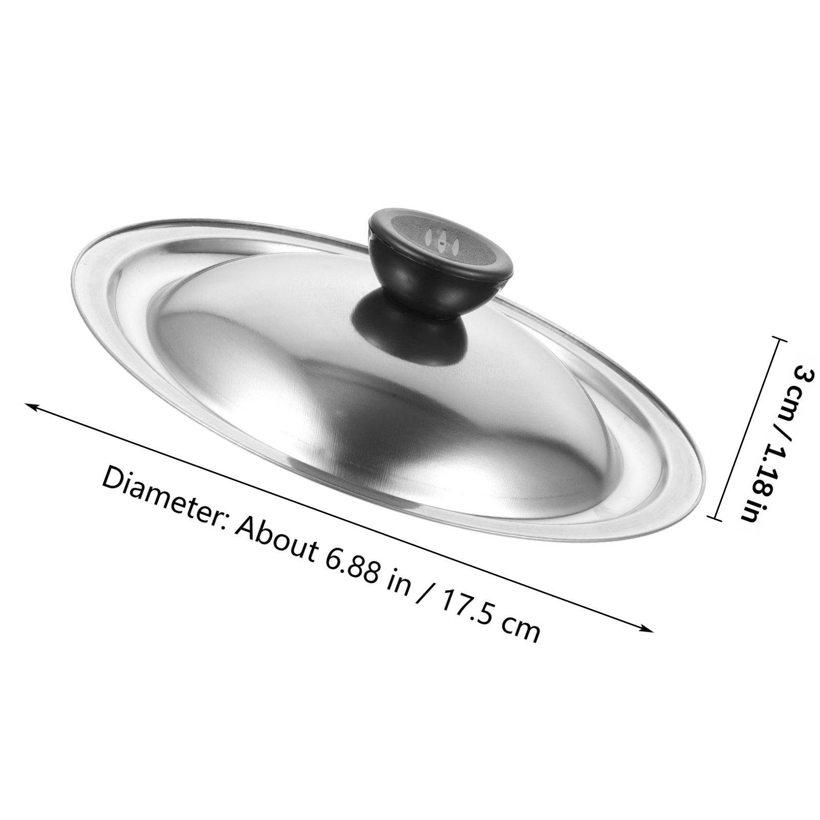 

Multipurpose Metal Lid for Cooking Pots Universal Frying Pan Skillet Oil Pot Cover Reusable Spill Proof Lid Grease Jar Lids серебряный